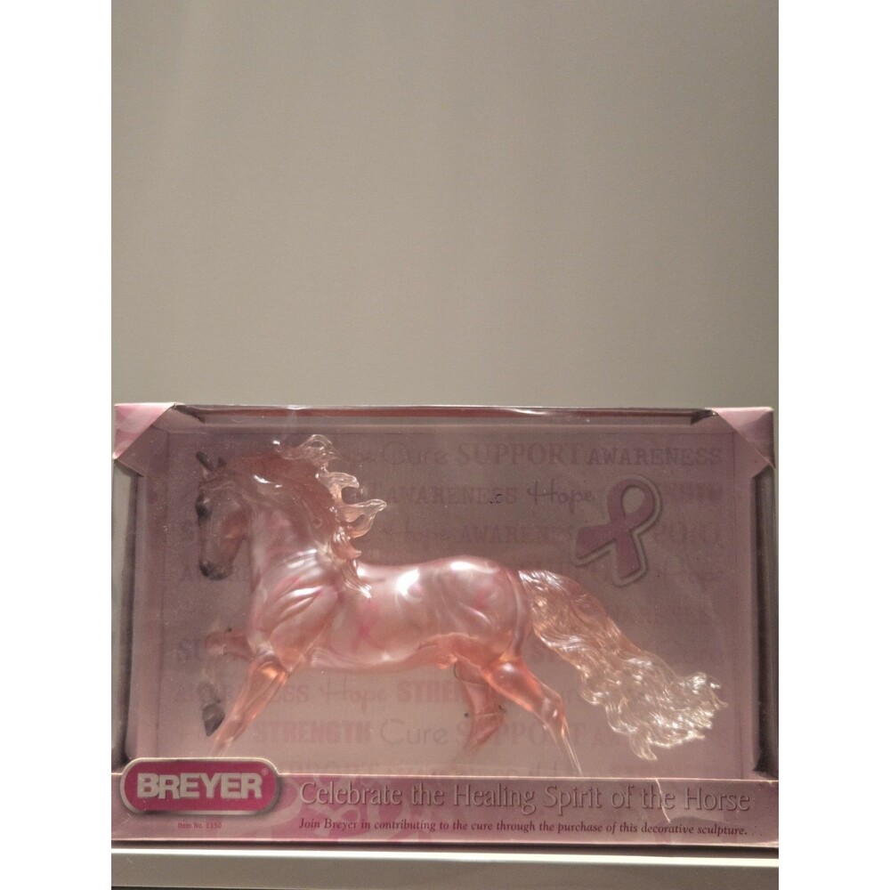 Breyer 1350 Pink Ribbon Andalusian Stallion Breast Cancer Awareness NIB 2010